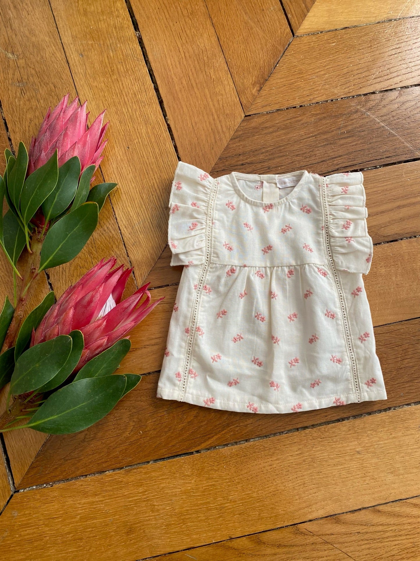 Blouse Ara pâquerette rose Les Enfantines
