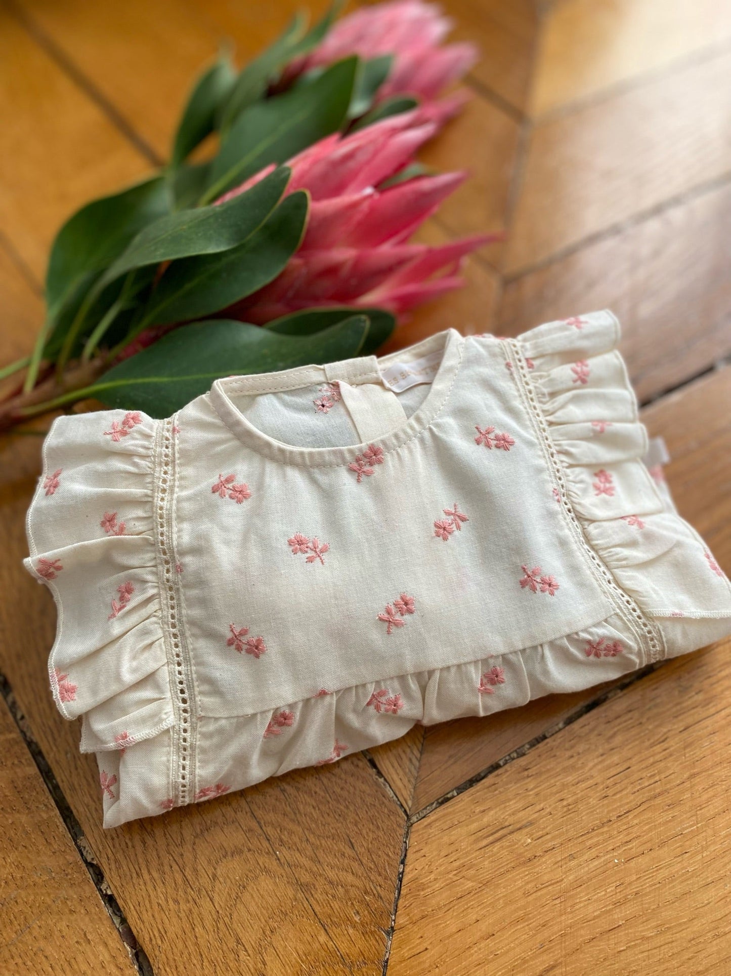 Blouse Ara pâquerette rose Les Enfantines