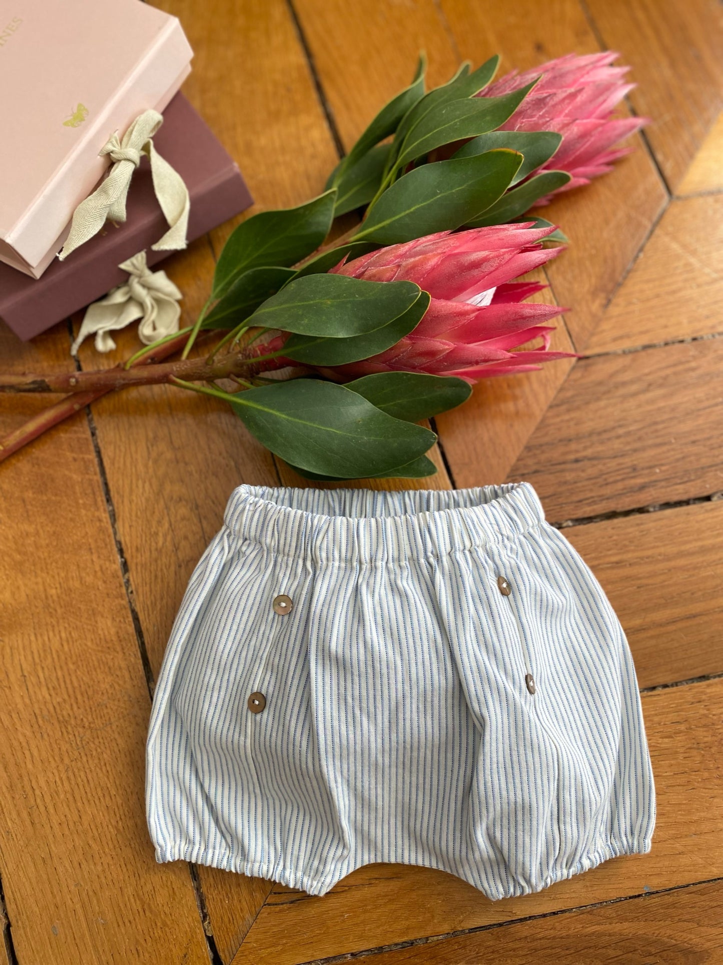Bloomer Alouette rayures azur Les Enfantines