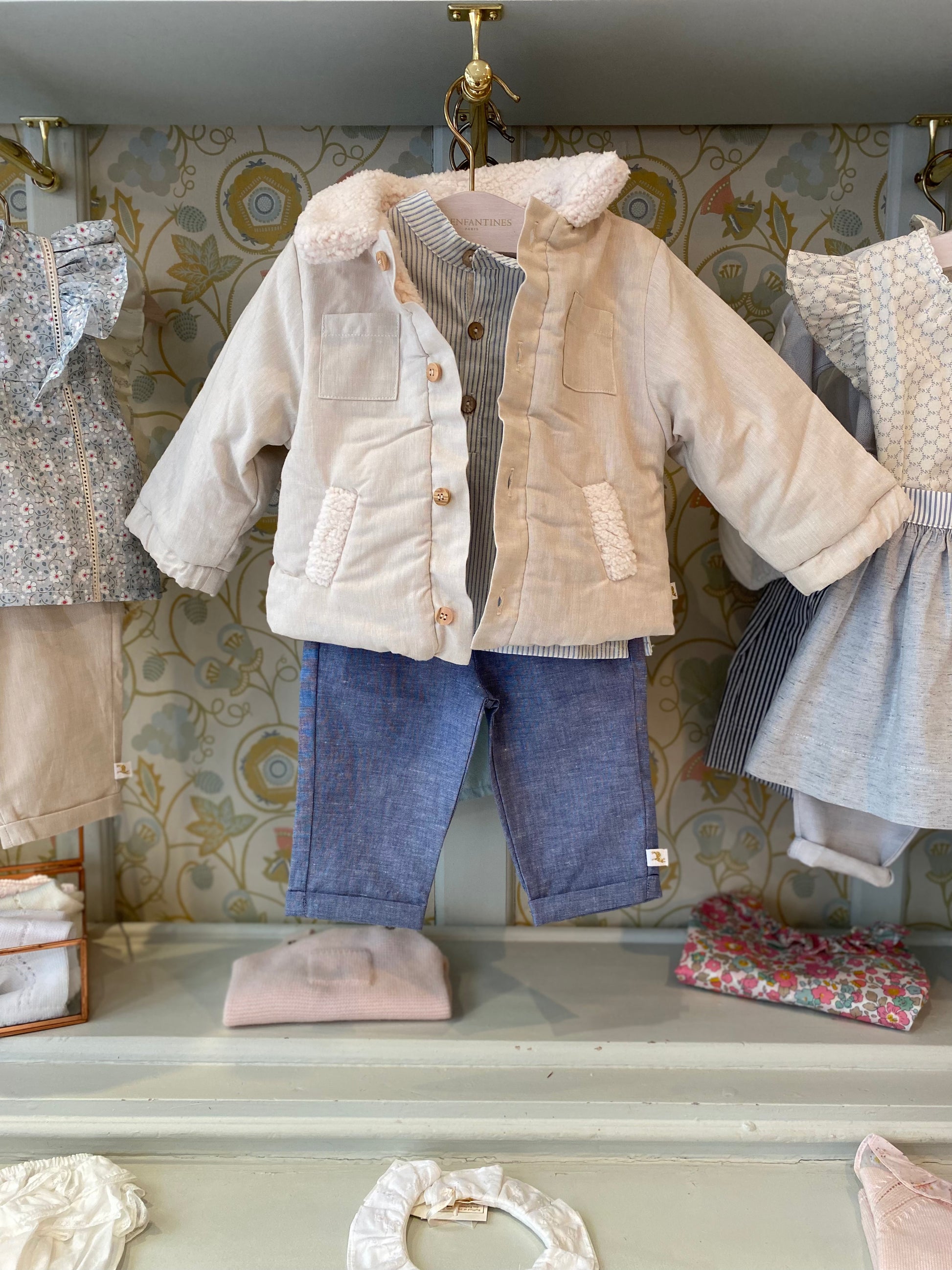 Veste Mulot sable Les Enfantines