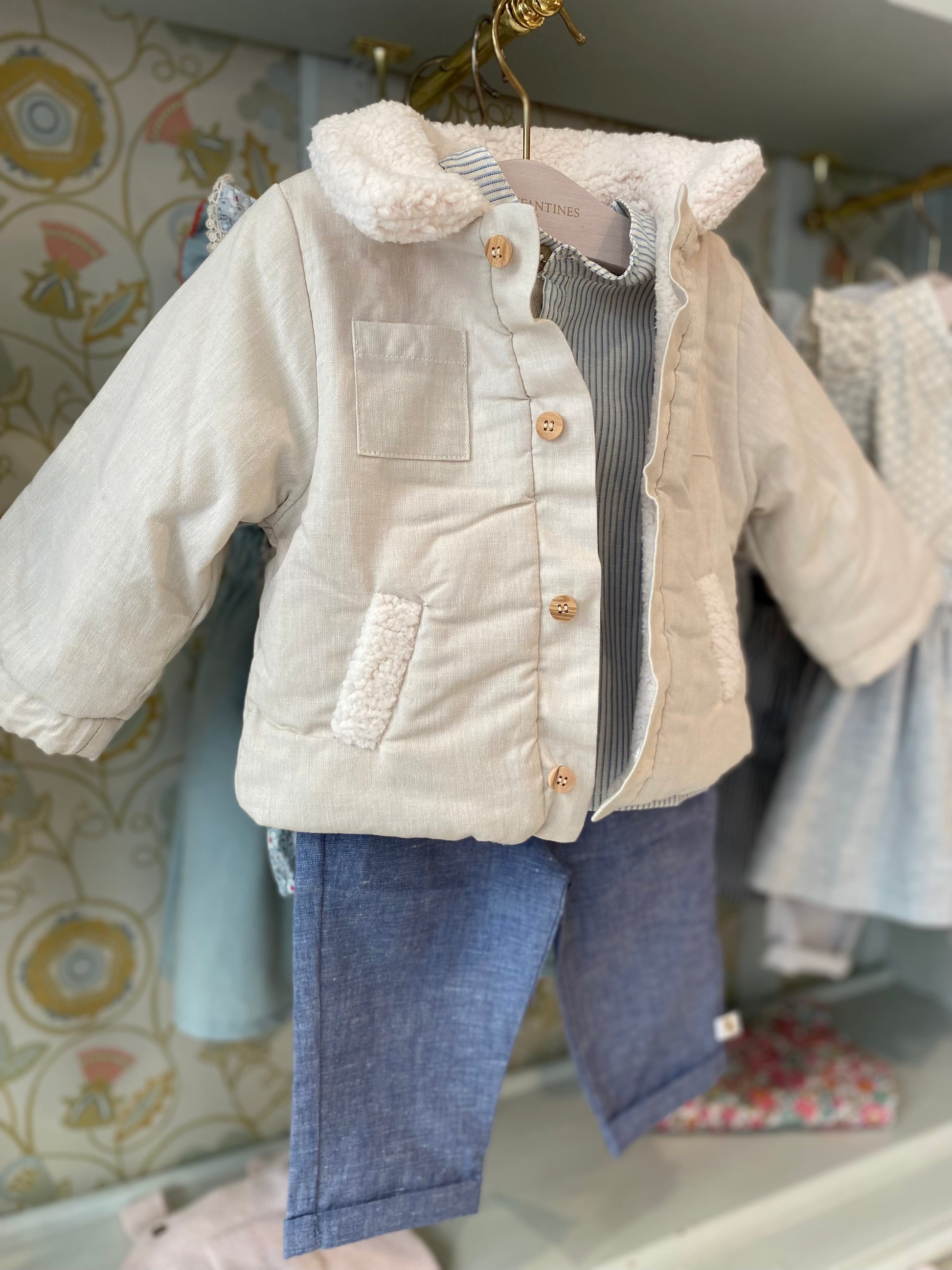 Veste Mulot sable Les Enfantines