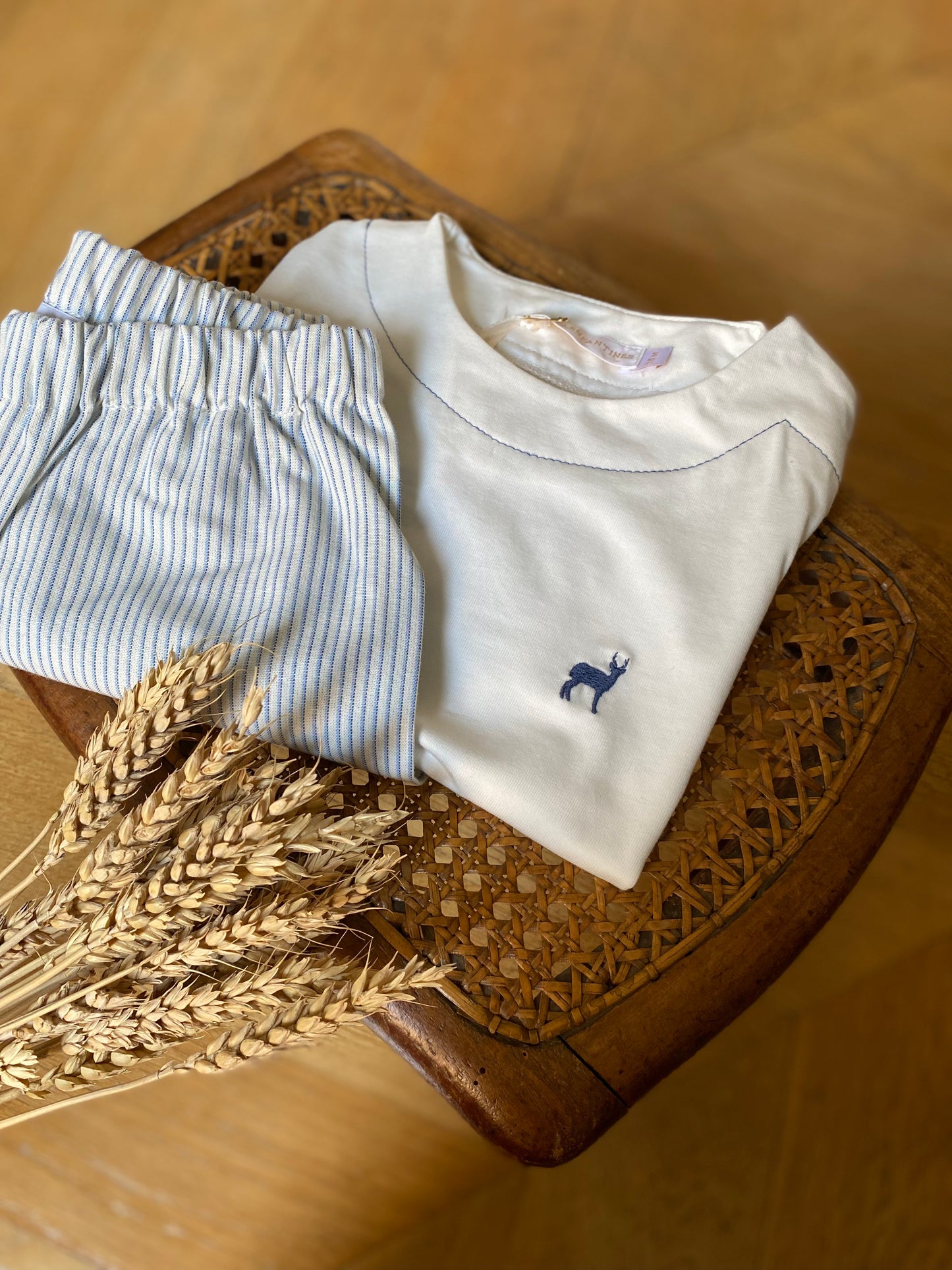 Pyjama Loir rayure azur Les Enfantines