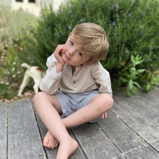 Blouse Bourdon sable Les Enfantines