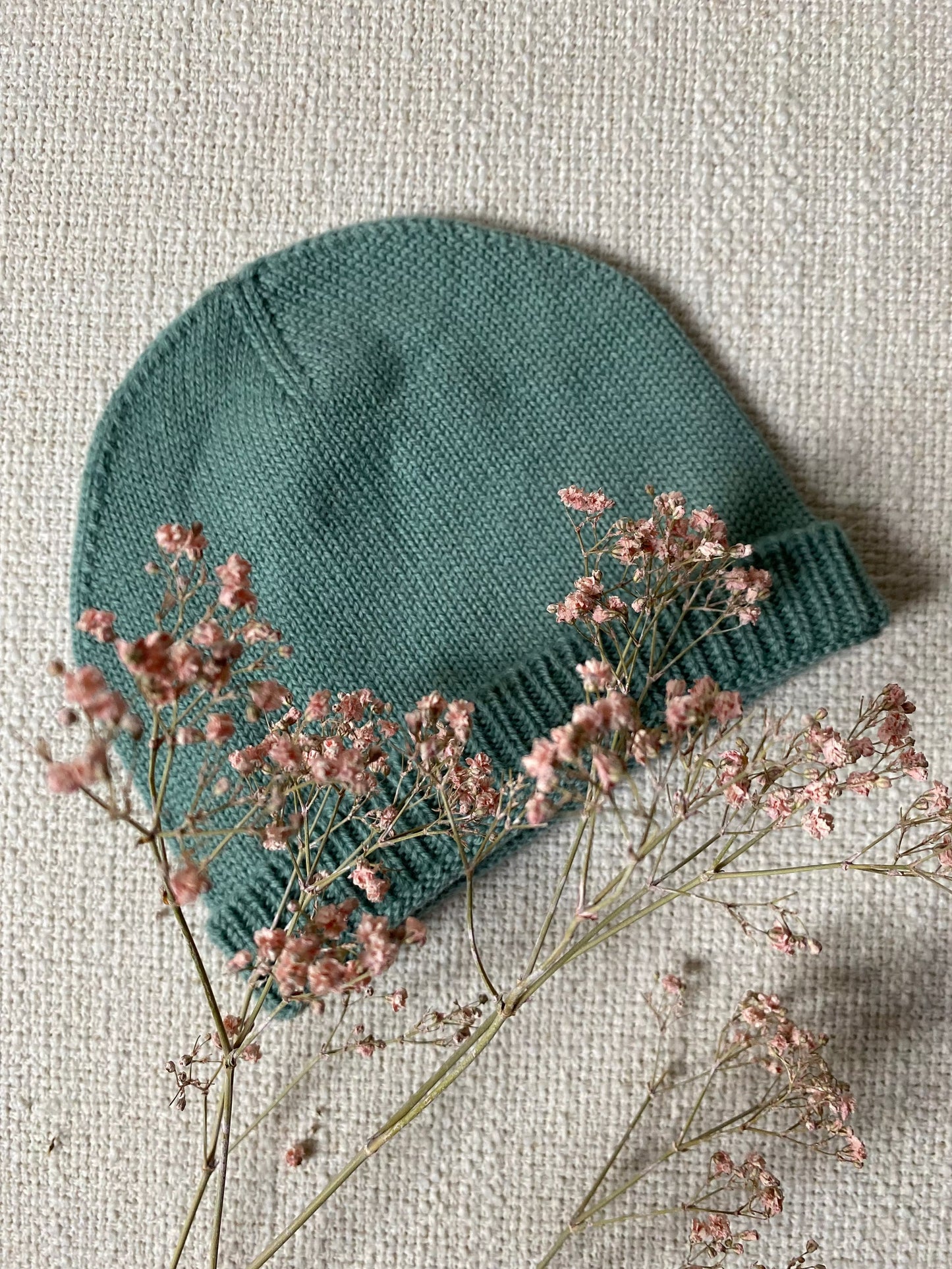 Bonnet chevreuil vert jade Les Enfantines