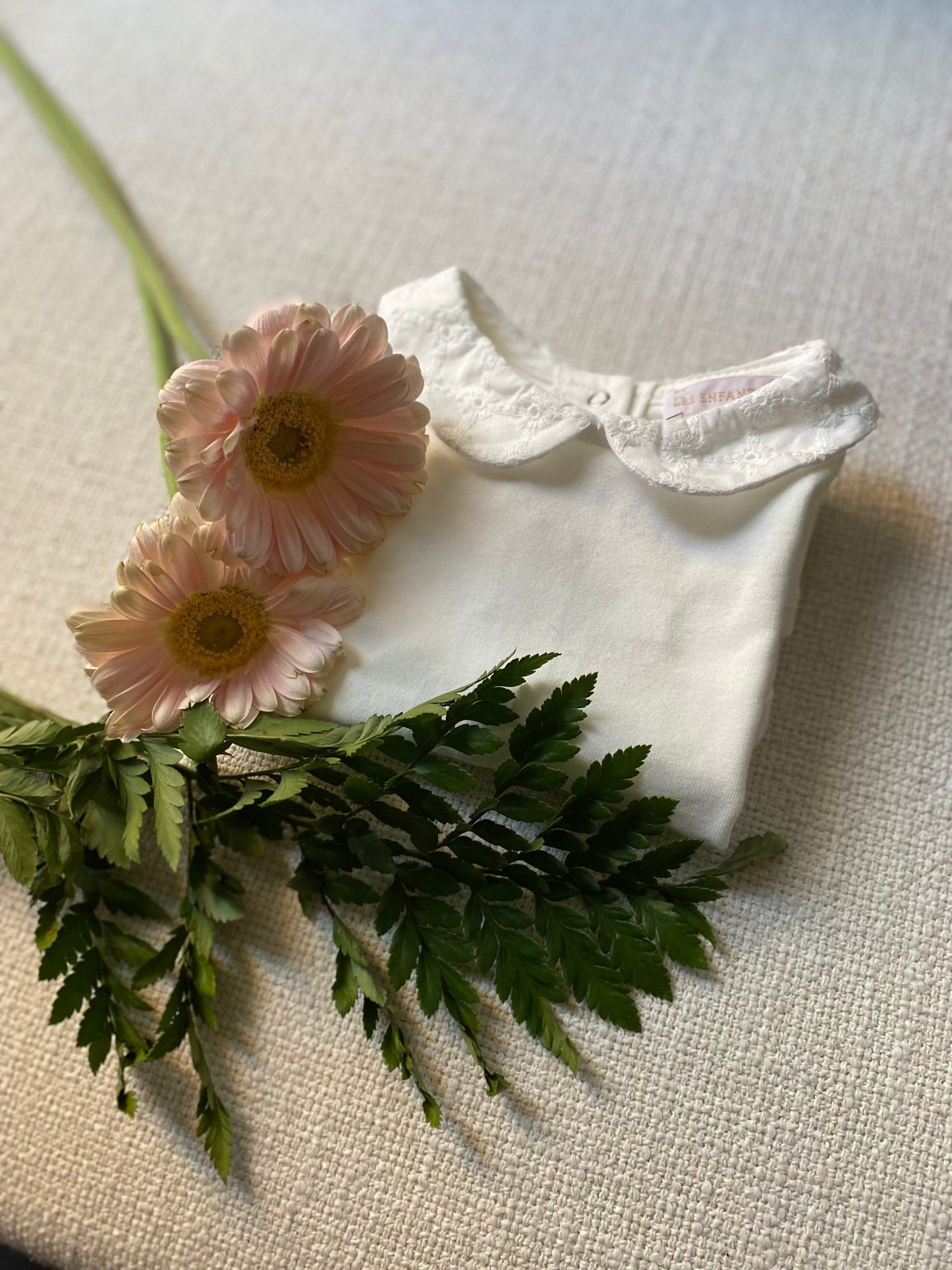 Body Chouette Damier blanc Les Enfantines