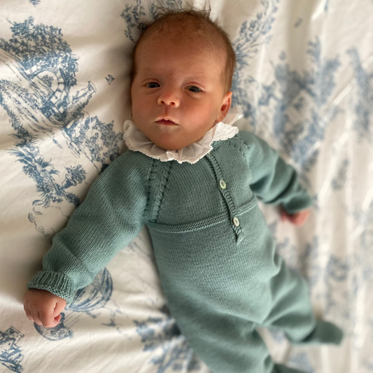 Combinaison Chevreuil vert jade Les Enfantines