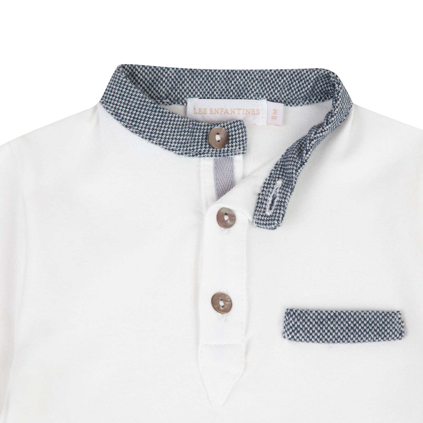Polo abeille chevrons marine Les Enfantines