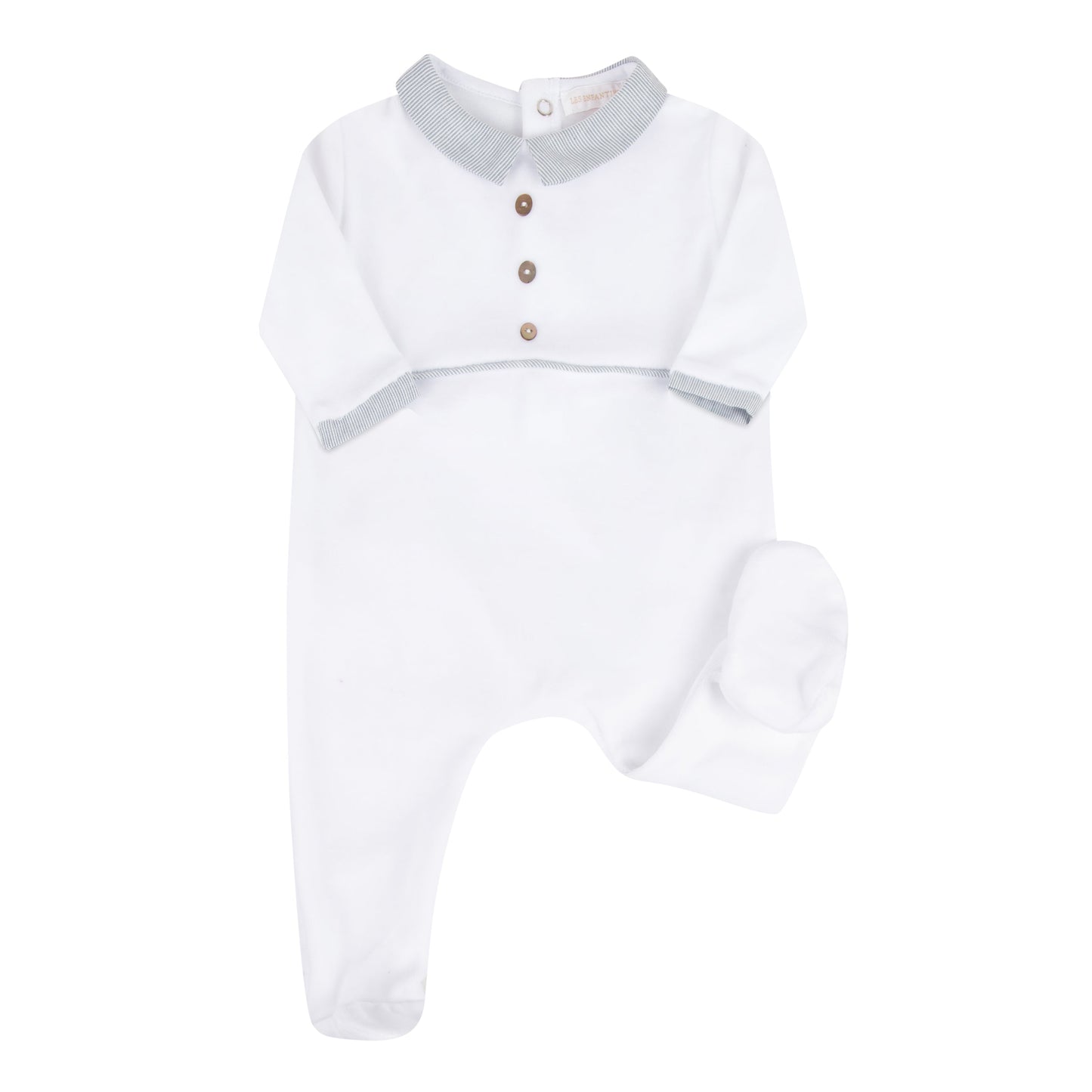 Pyjama loup rayure orage Les Enfantines