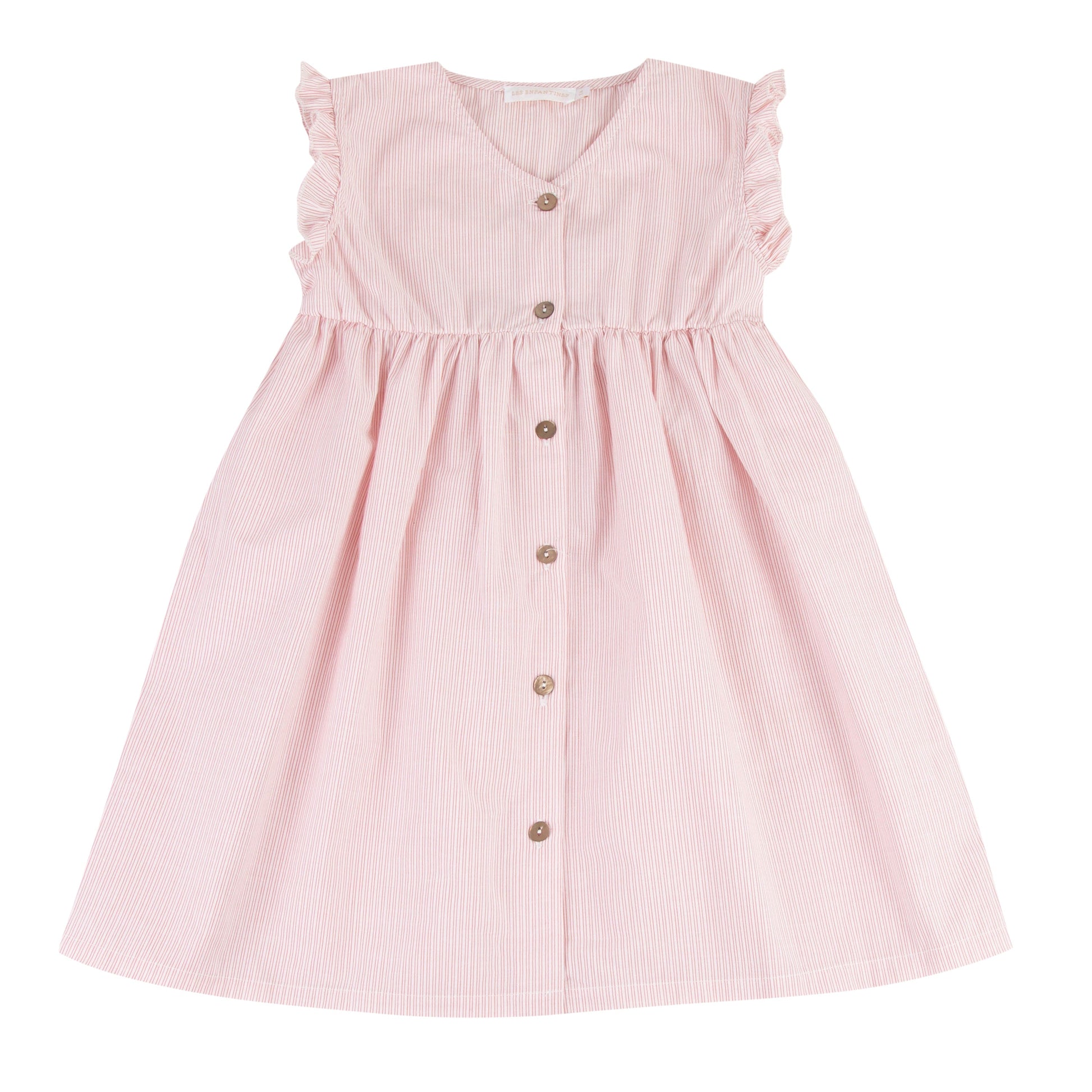 Robe Méduse rayures coquelicots Les Enfantines