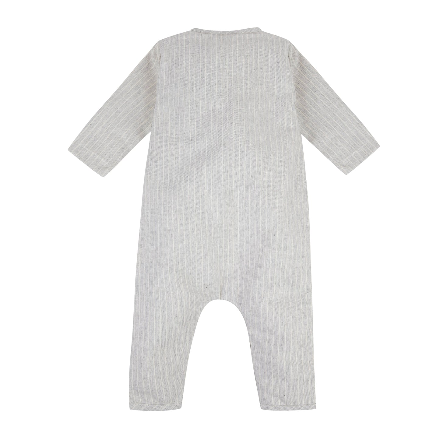 Combinaison hirondelle flanelle perle Les Enfantines