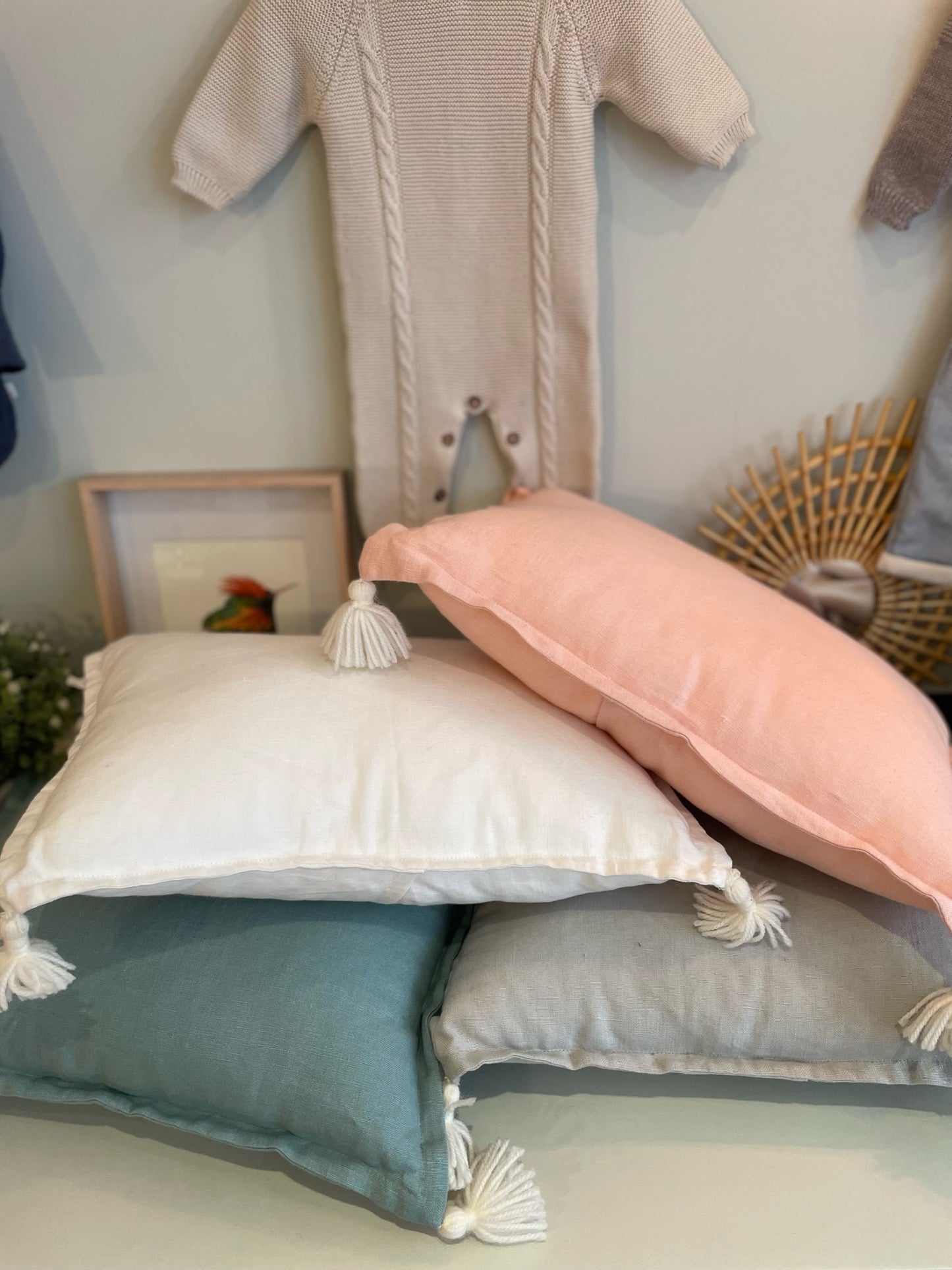 Coussin Pompon Les Enfantines