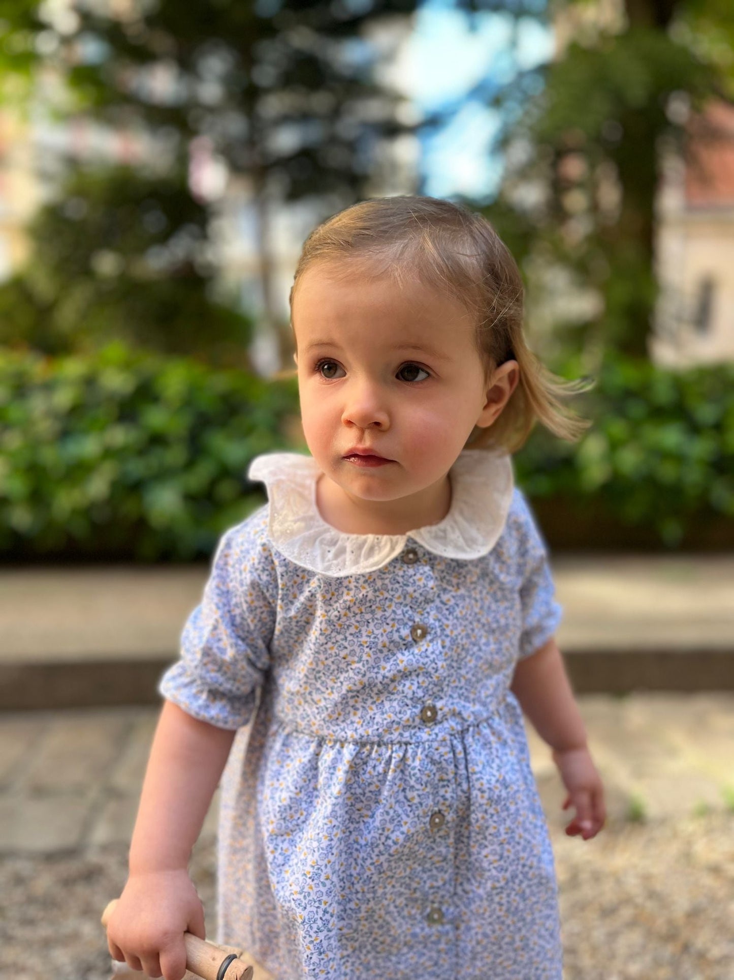 Robe coquerelle bouton d'or Les Enfantines