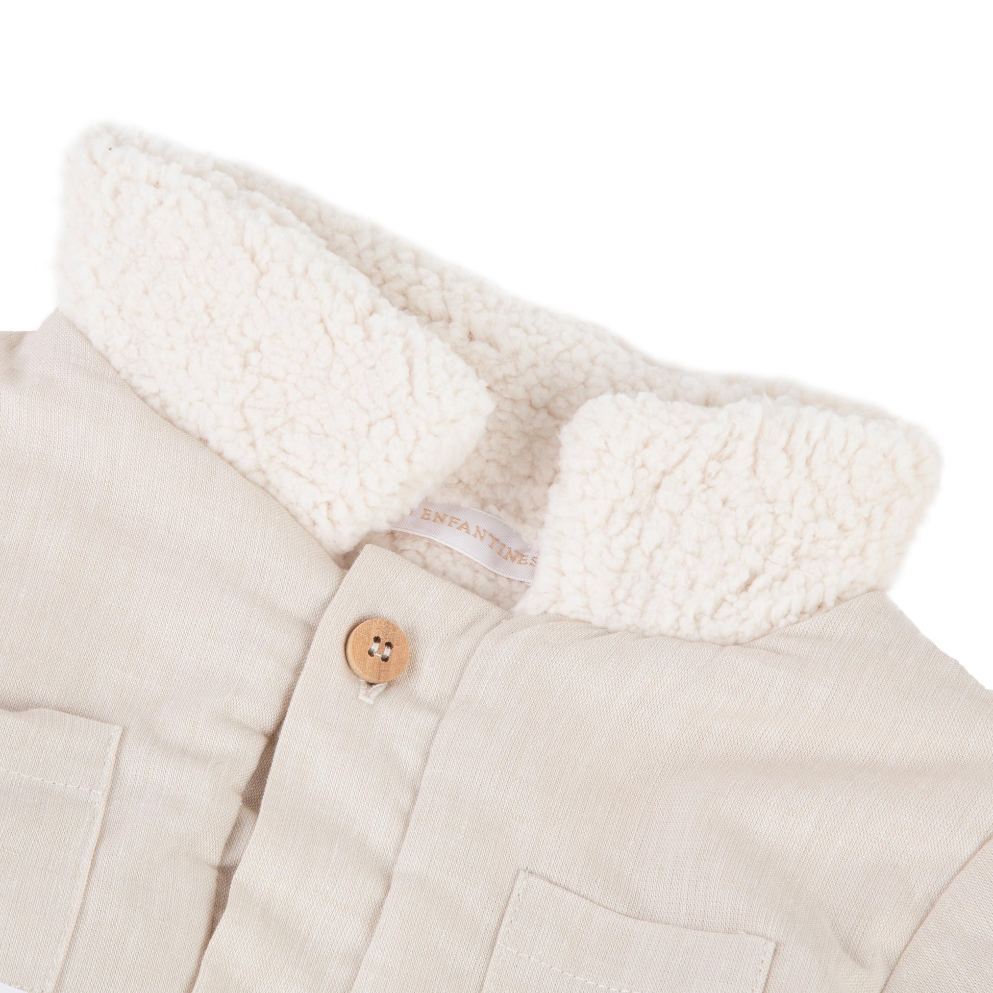 Veste Mulot sable Les Enfantines