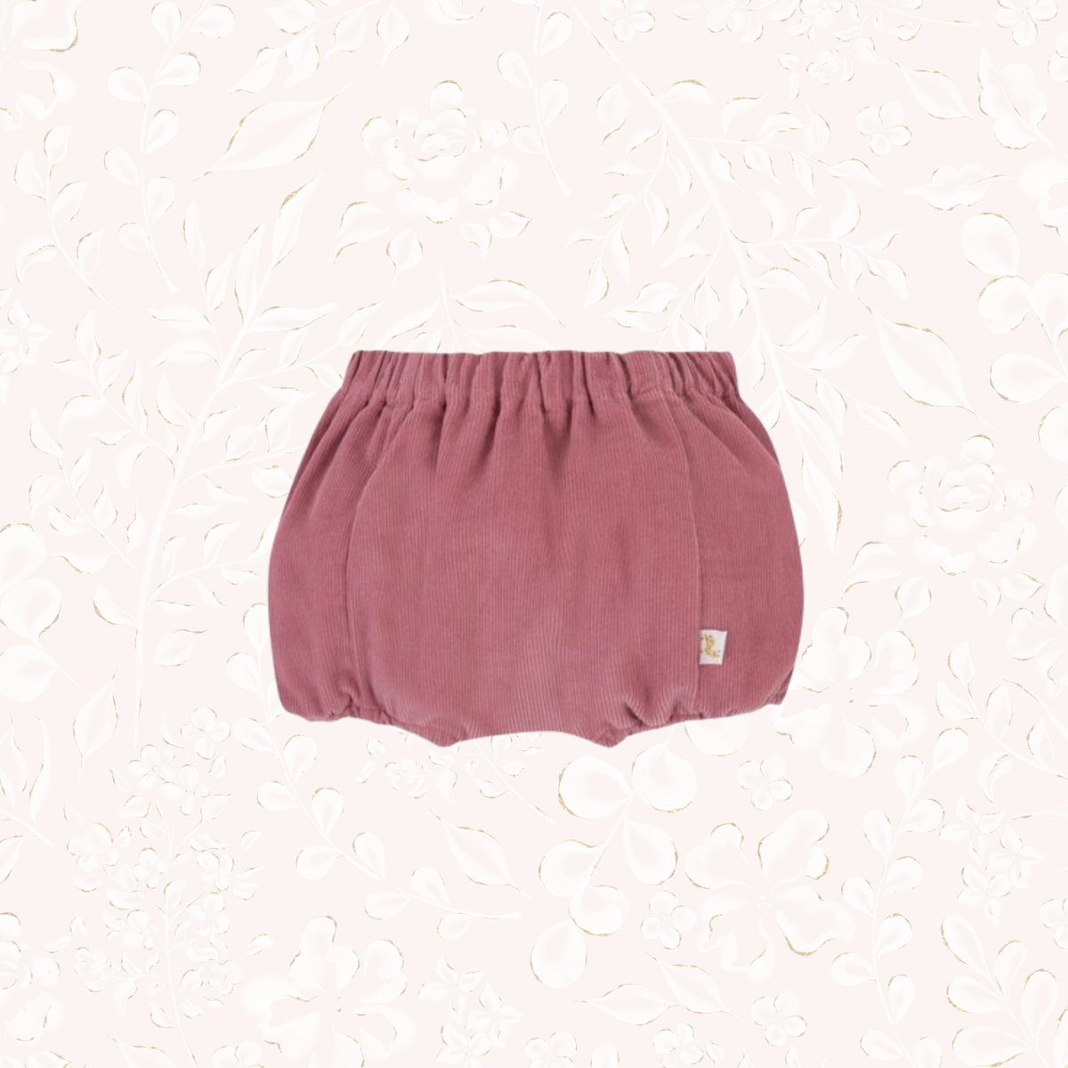 Bloomer Hérisson Velours vieux rose