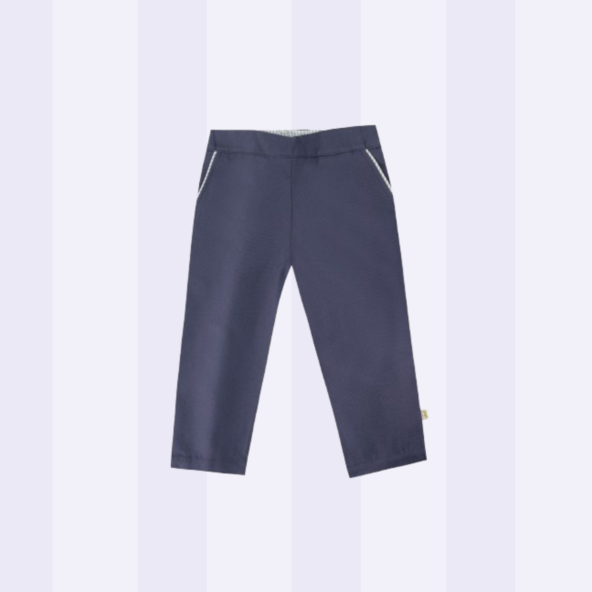 Pantalon Belette bleu mer