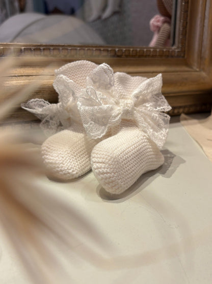 Chaussons dentelle Les Enfantines