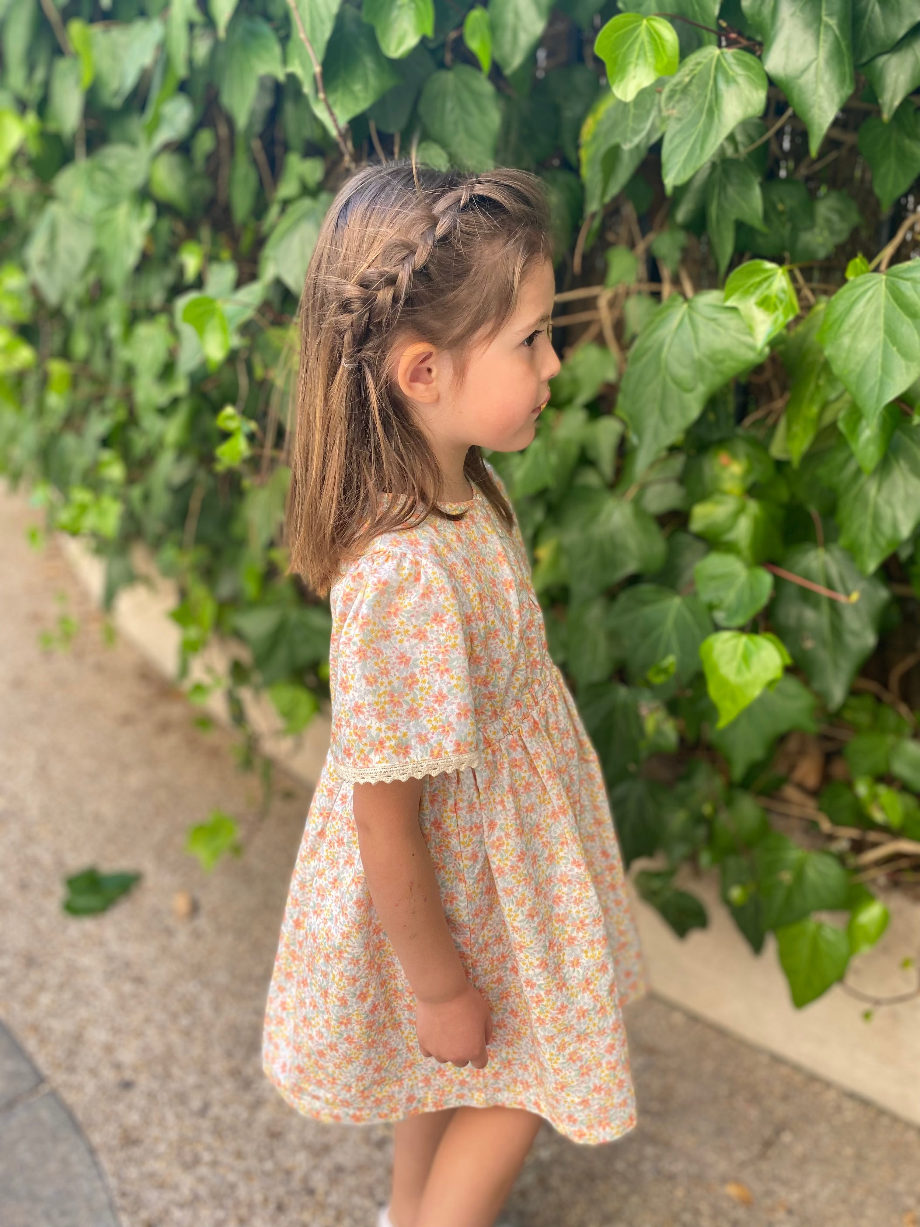 Robe Flamant orange sanguine Les Enfantines