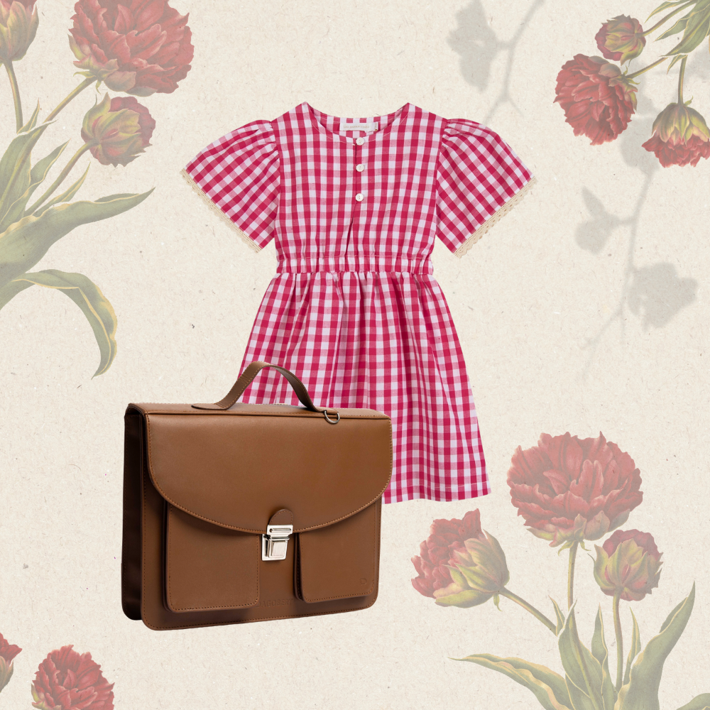 Cartable cuir chocolat