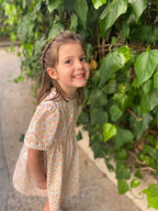 Robe Flamant orange sanguine Les Enfantines