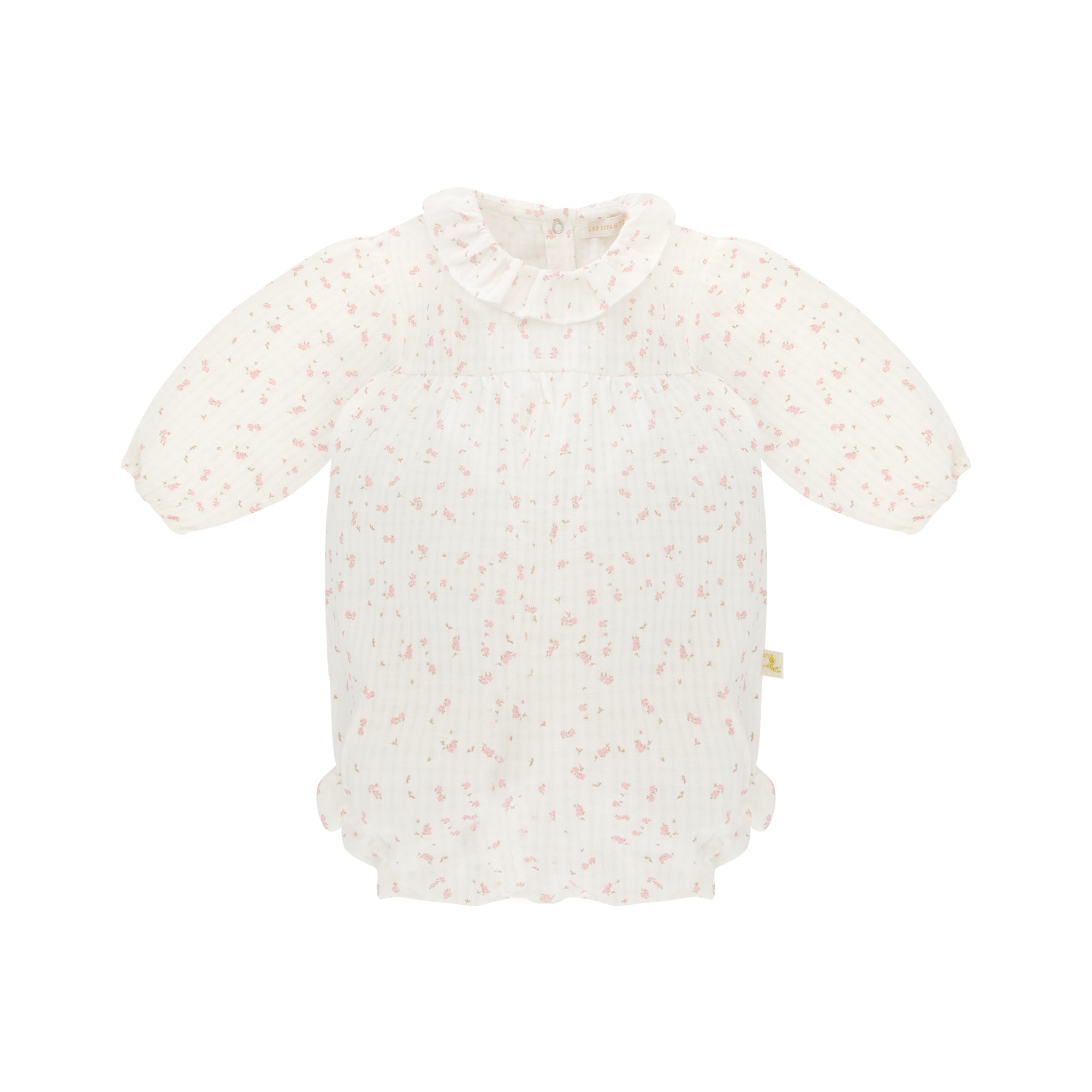 Barboteuse Calao Laurier Rose Les Enfantines