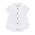 Barboteuse Calao Damier blanc Les Enfantines