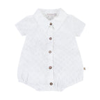 Barboteuse Calao Damier blanc Les Enfantines