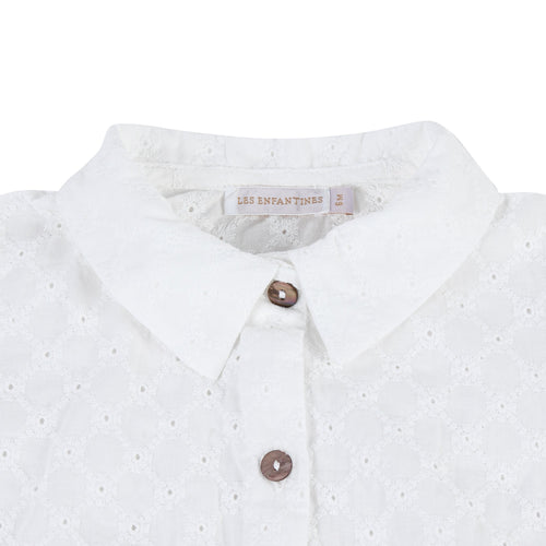 Barboteuse Calao Damier blanc Les Enfantines