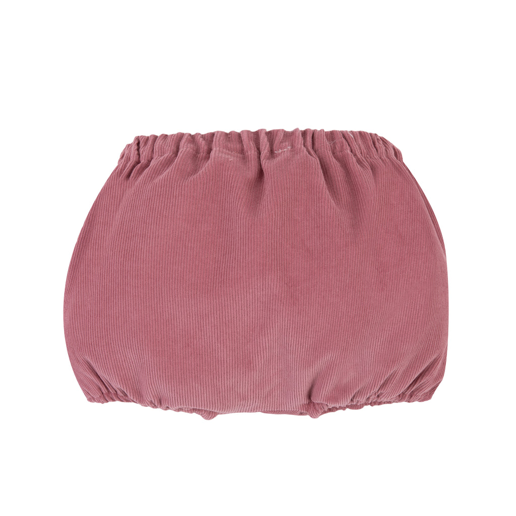 Bloomer Hérisson velours vieux rose Les Enfantines