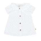 Blouse coquerelle damier blanc Les Enfantines