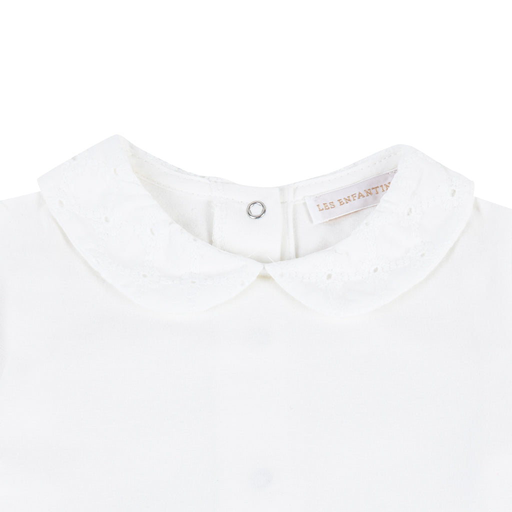 Body Chouette Damier blanc Les Enfantines