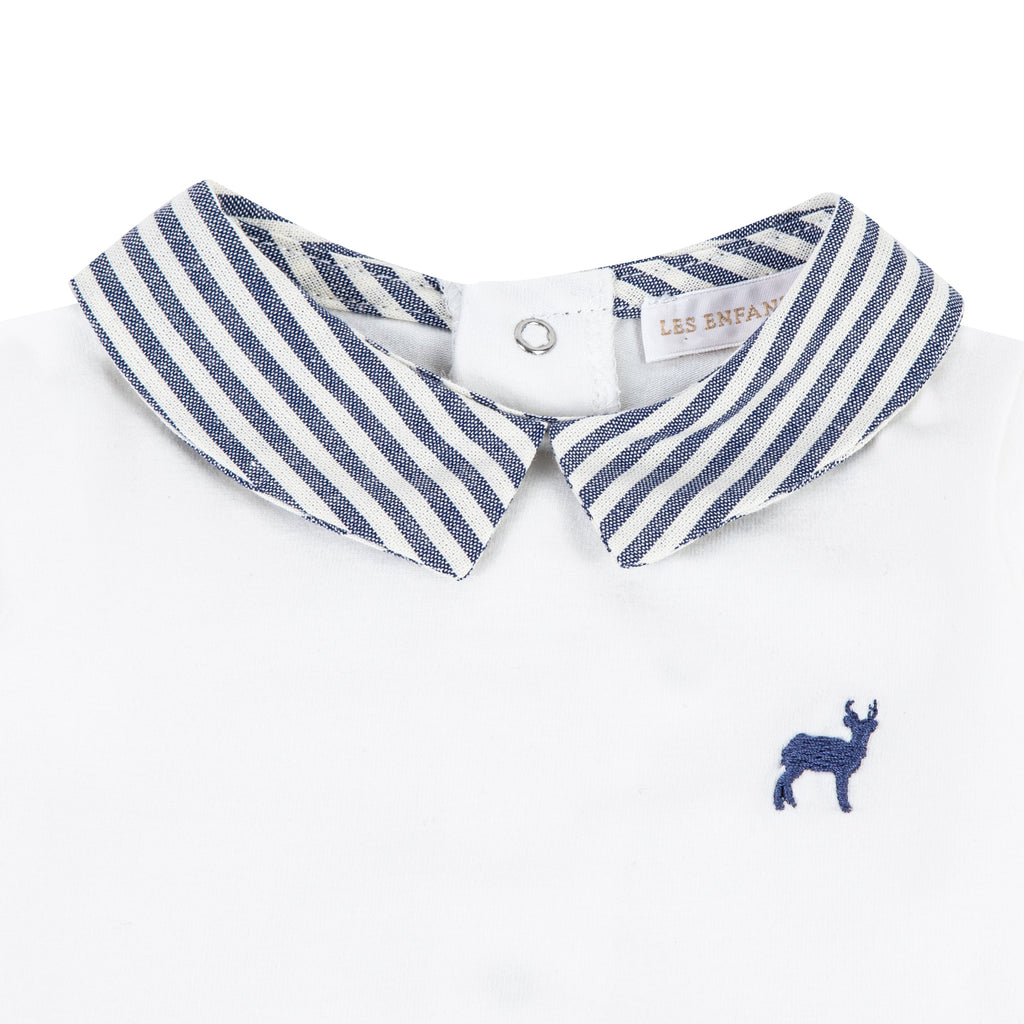 Body Coucou Rayures marine Les Enfantines