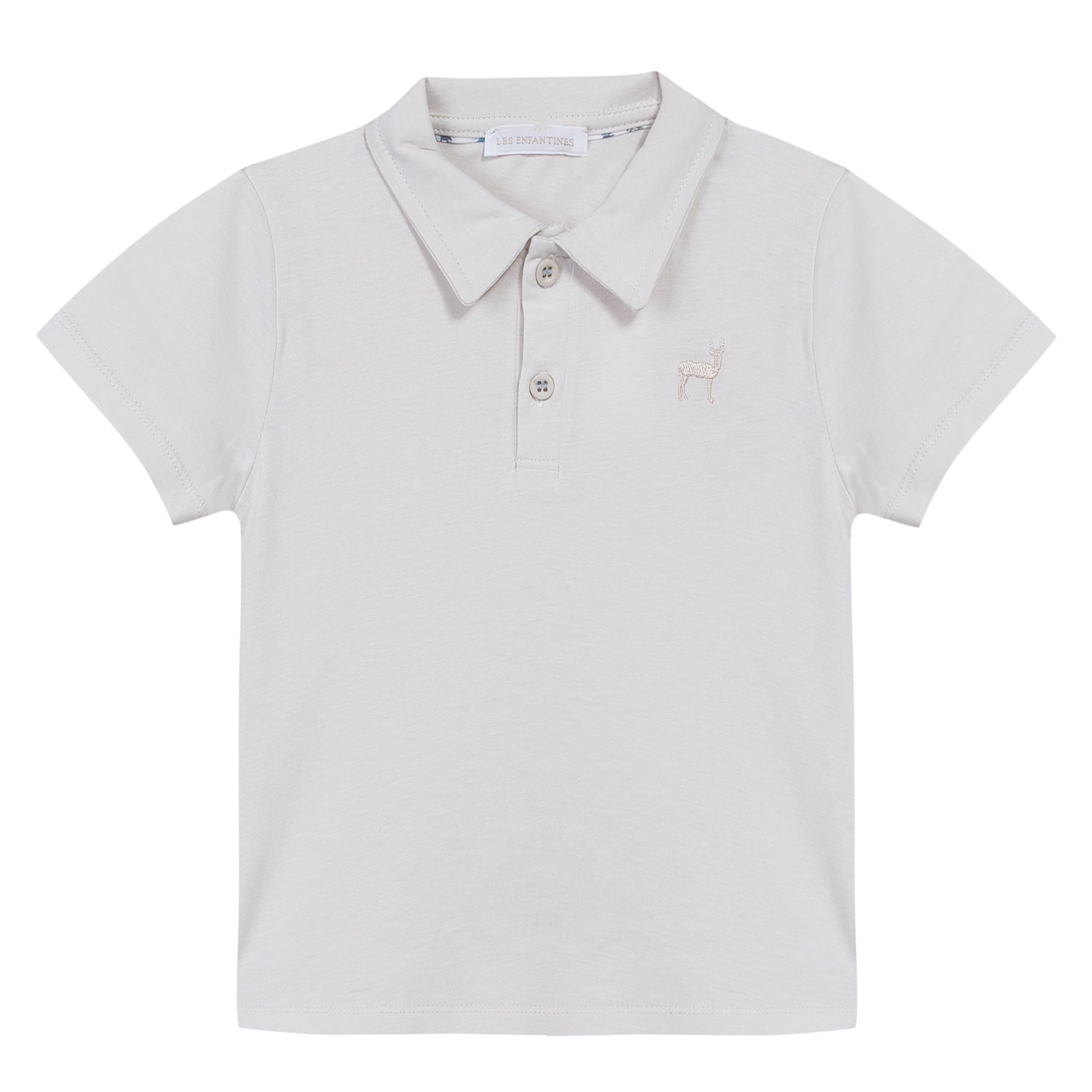 Polo Manchot beige les enfantines