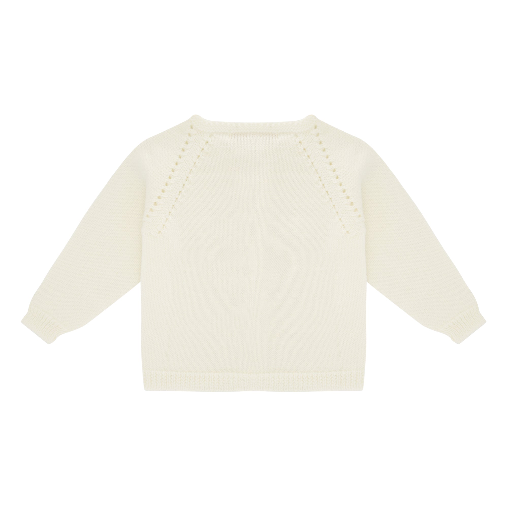 Cardigan Chevreuil blanc éclatant Les Enfantines