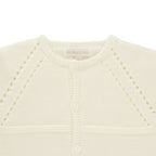 Cardigan Chevreuil blanc éclatant Les Enfantines