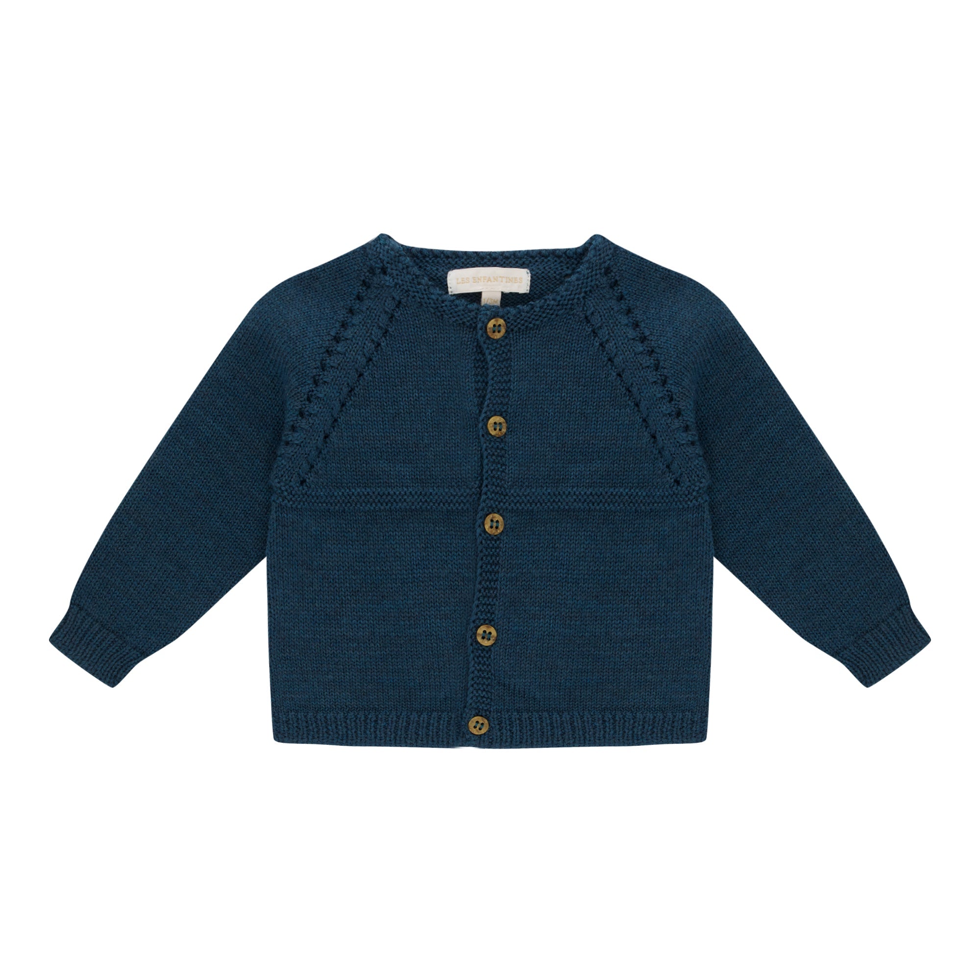 Cardigan Chevreuil vert sapin les enfantines