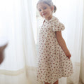 Chemise de nuit gaze groseille Les Enfantines