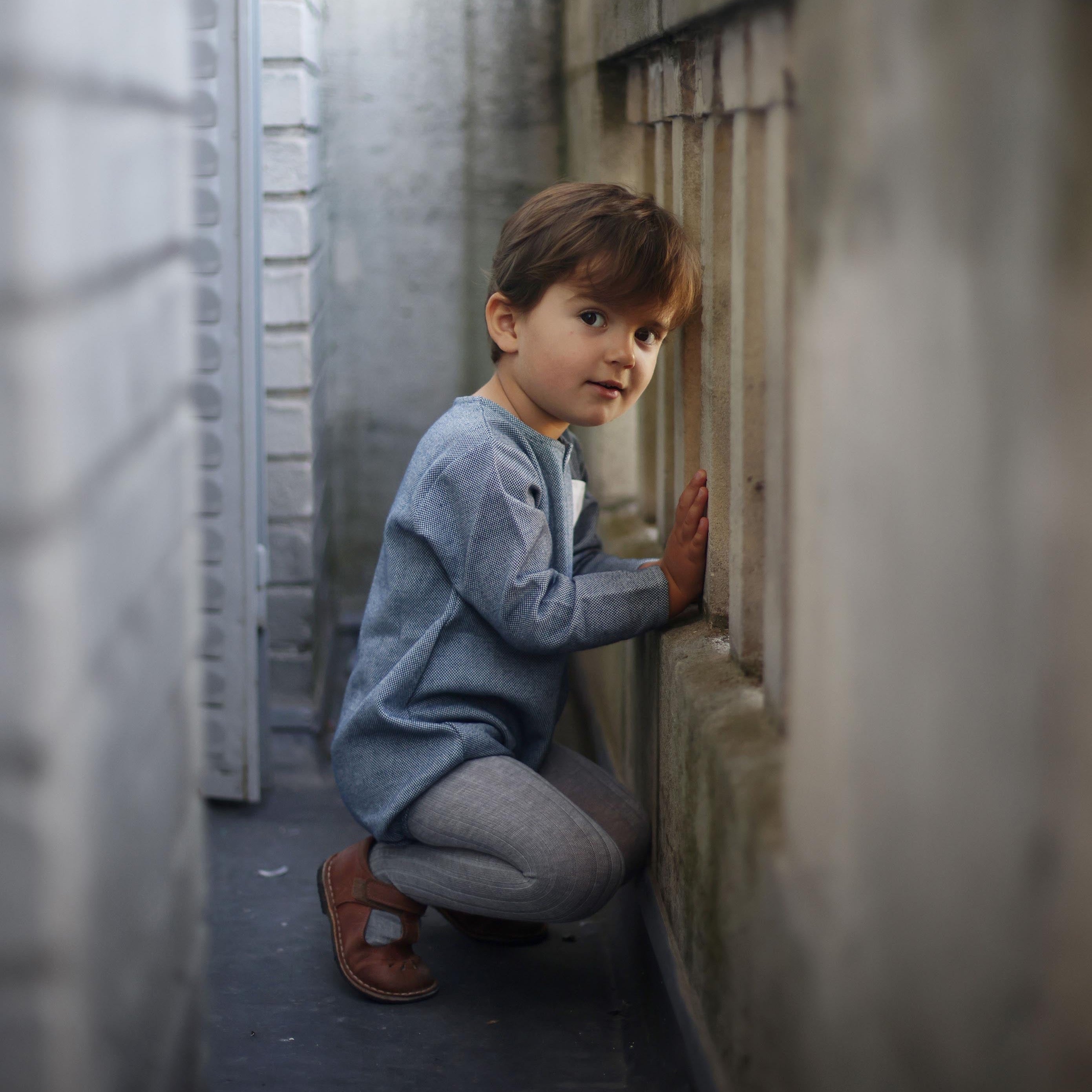 Barboteuse calao marine Les Enfantines