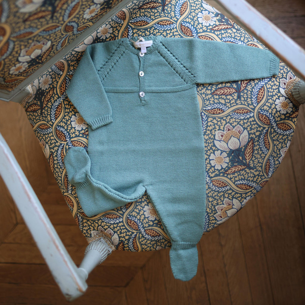 Combinaison Chevreuil vert jade Les Enfantines