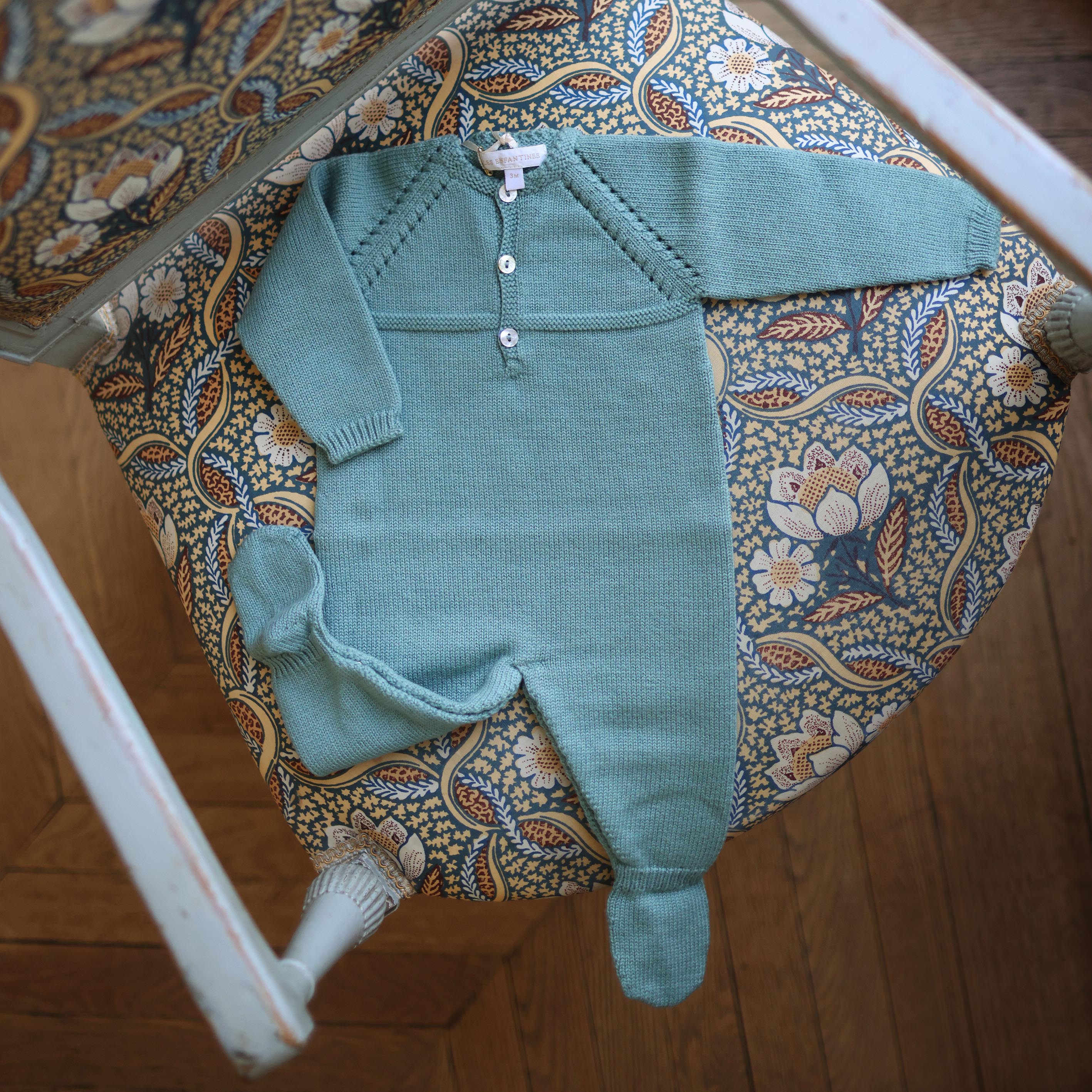 Combinaison Chevreuil vert jade Les Enfantines