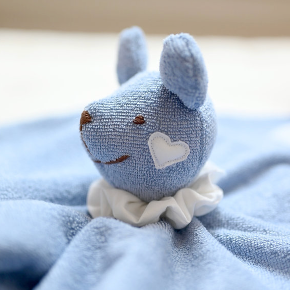 Doudou bleu orage les enfantines