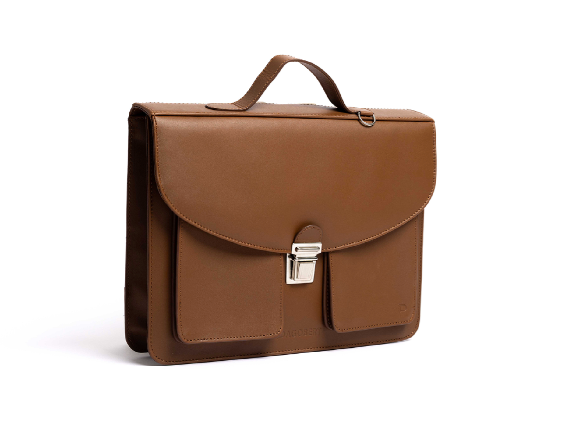 Cartable cuir chocolat