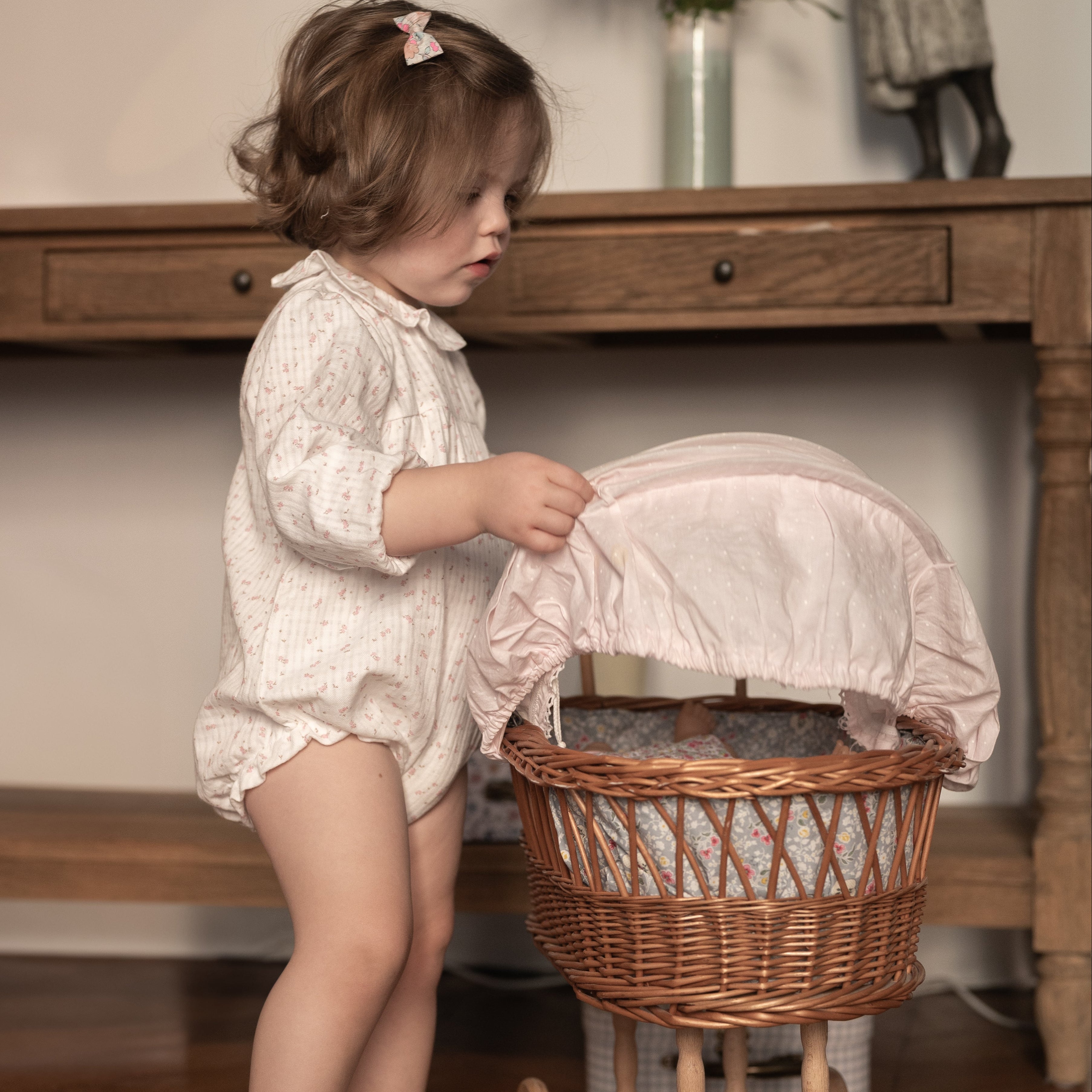 Barboteuse Calao Laurier Rose Les Enfantines