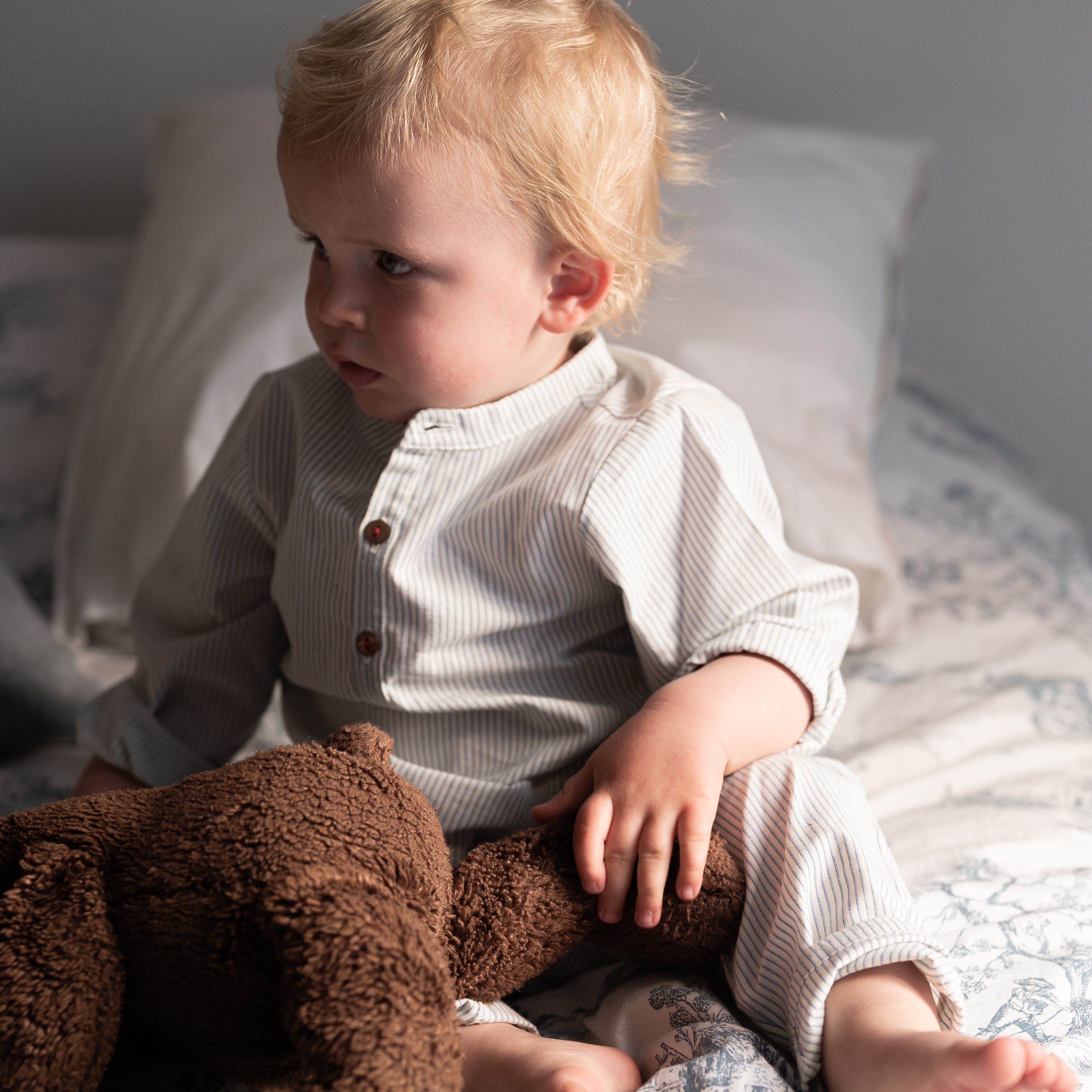 Pyjama Loir Rayures azur les enfantines