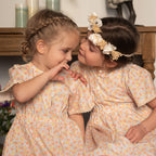 Robe Flamant orange sanguine Les Enfantines