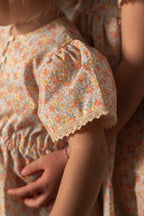 Robe Flamant orange sanguine Les Enfantines