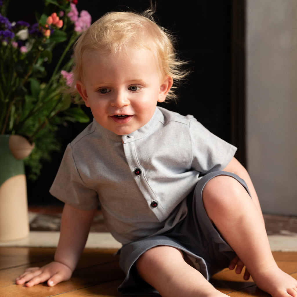 Blouse Bourdon Toile Jean Les Enfantines