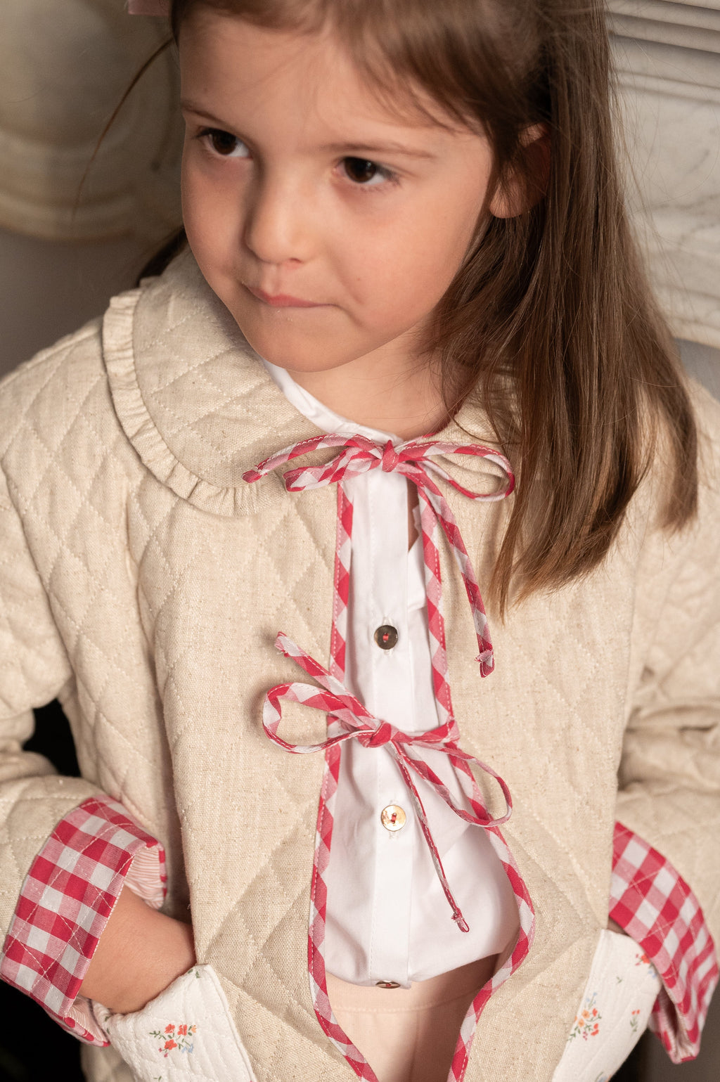 Veste Patchwork Fleurie les enfantines