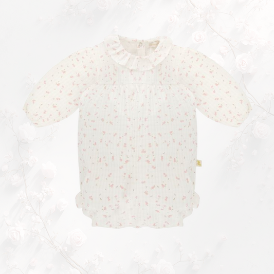 Barboteuse Calao Laurier Rose