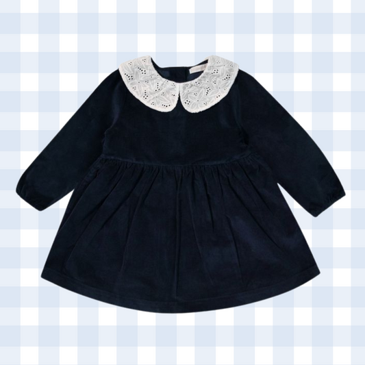 Robe Tourterelle Velours Jean