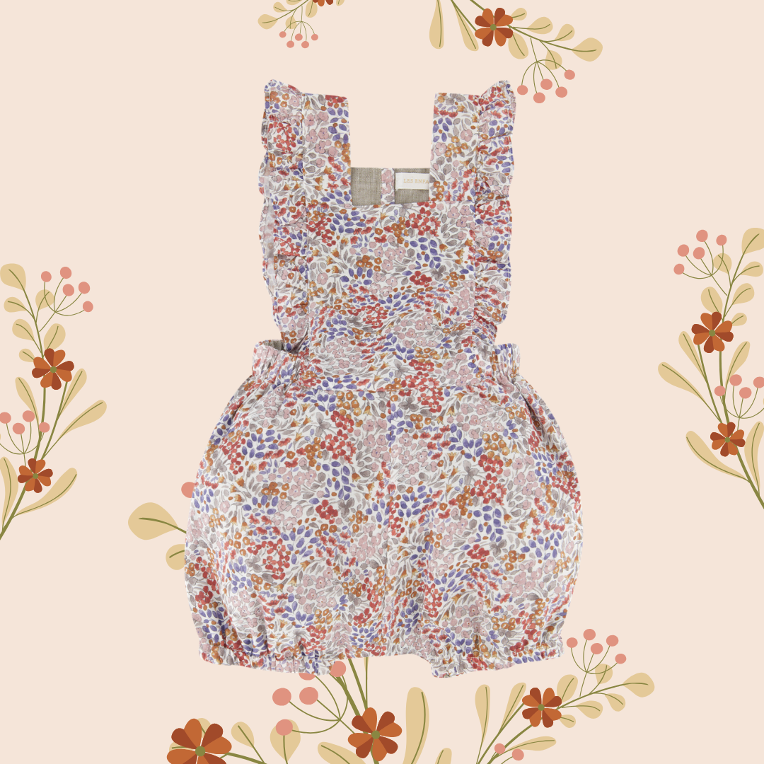 Salopette Mésange Fleurs Séchées